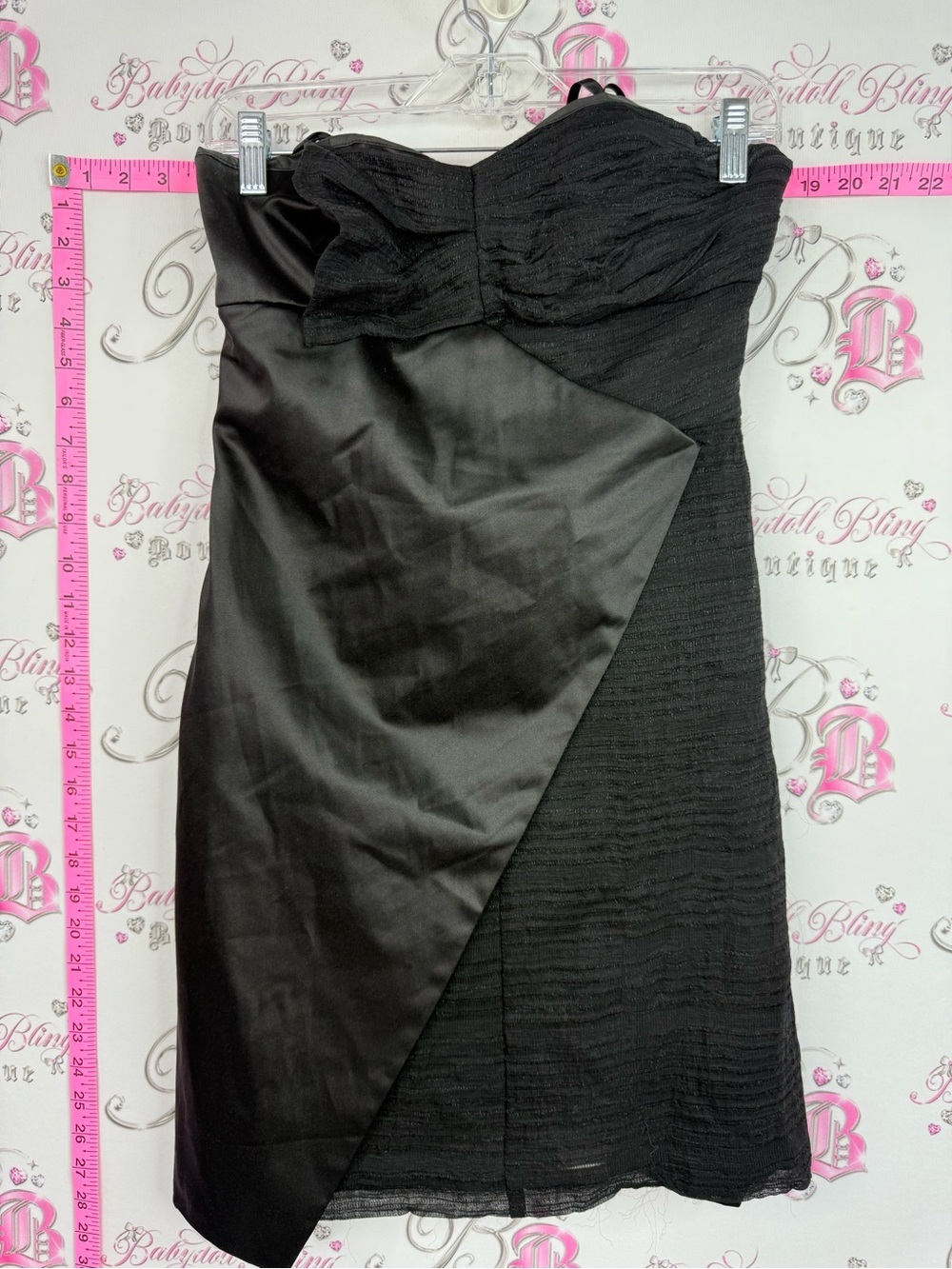 BCBGeneration dress Black Strapless Sweetheart Cocktail Dress